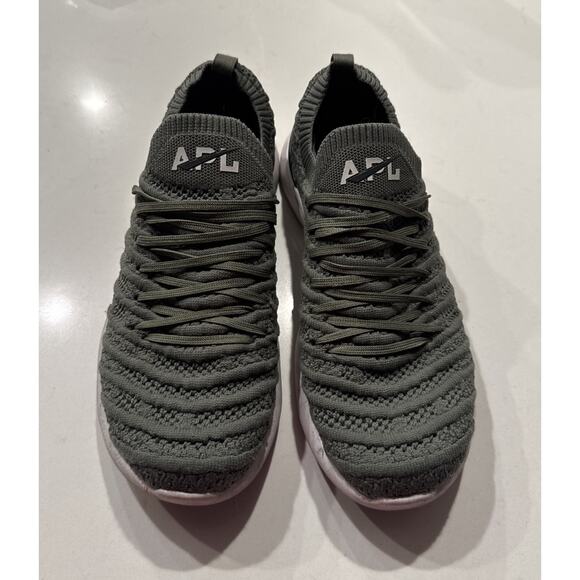 APL Techloom Wave Sneakers Women’s Size 8 Green Slip On Shoes Textured - Picture 1 of 11